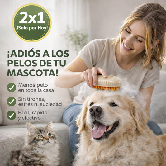PetBrush®-Cepillo a Vapor para Mascotas 2x1