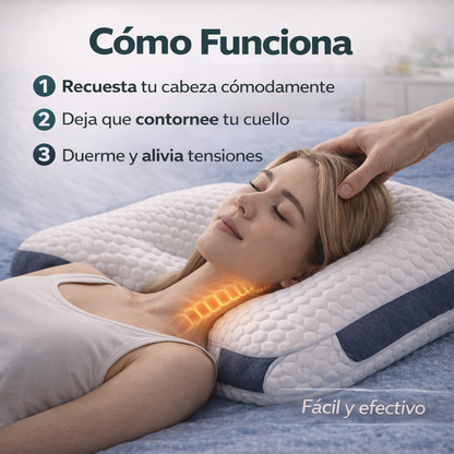 ErgoNeck®-Almohada Cervical Ergonómica