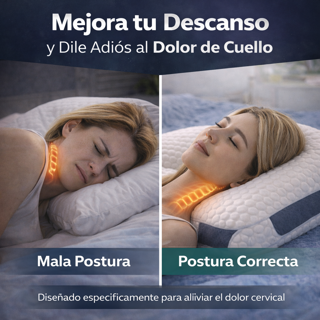 ErgoNeck®-Almohada Cervical Ergonómica