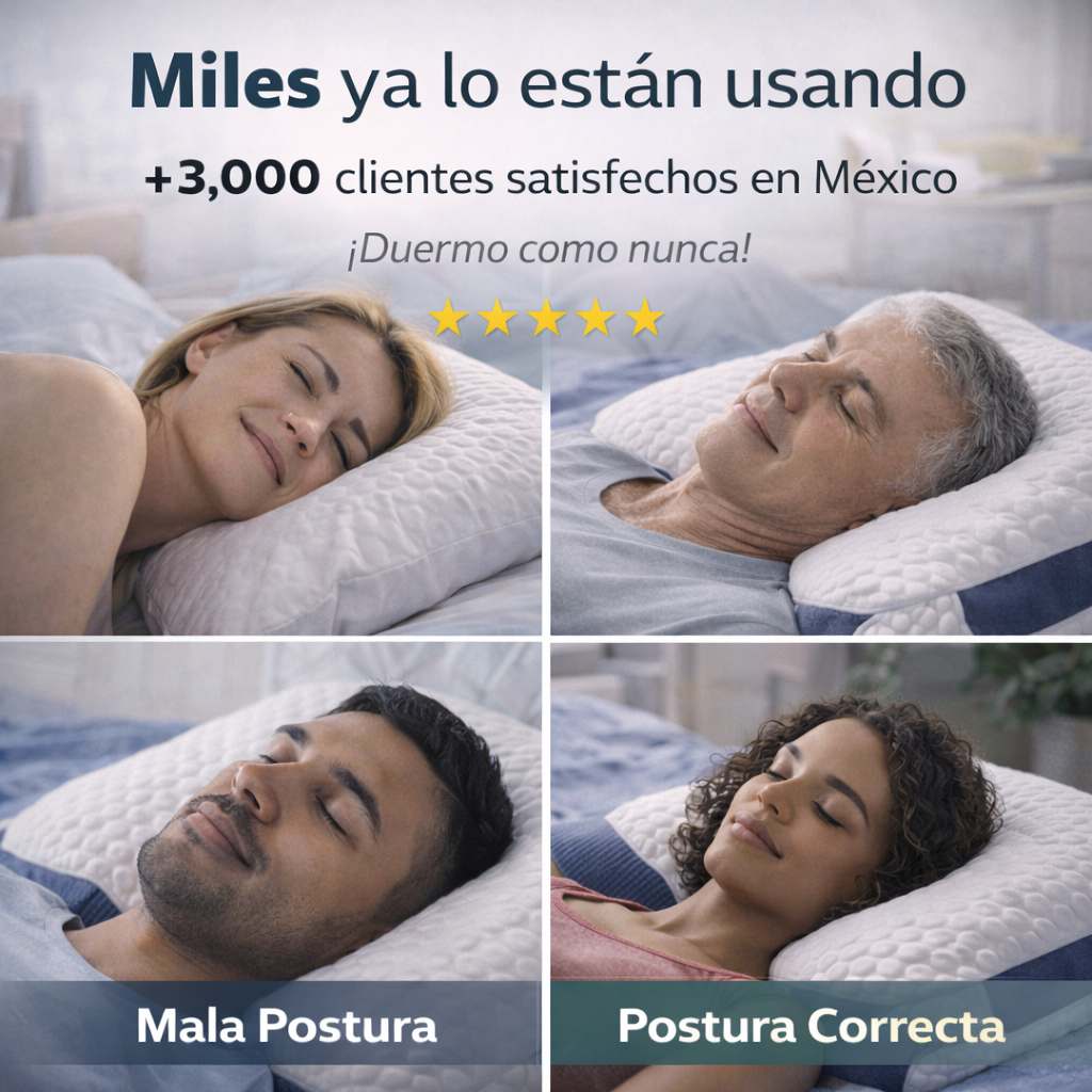 ErgoNeck®-Almohada Cervical Ergonómica