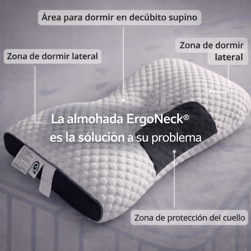 ErgoNeck®-Almohada Cervical Ergonómica