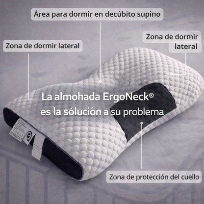 ErgoNeck®-Almohada Cervical Ergonómica