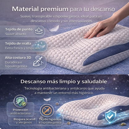 ErgoNeck®-Almohada Cervical Ergonómica