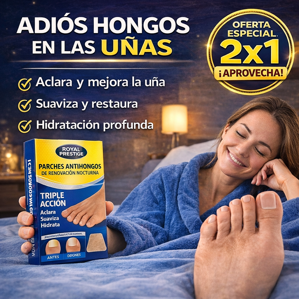 CleanNails®- Parches Anti Hongos Pack 2x1.