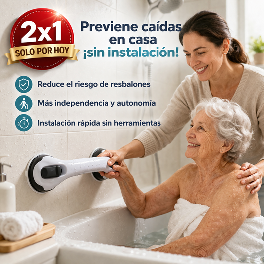 GripBar®-Barra Seguridad para Baño