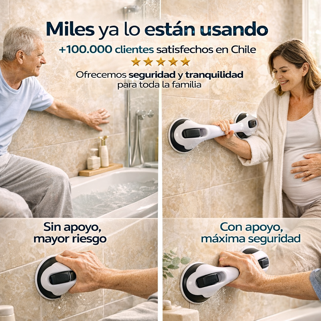 GripBar®-Barra Seguridad para Baño