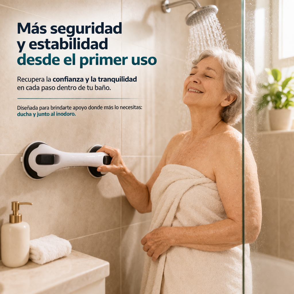 GripBar®-Barra Seguridad para Baño